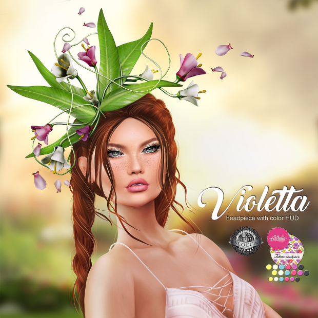 astralia - violetta headpiece